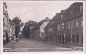 02906 Niesky (Oberlausitz), Straßenansicht, ca. 1940