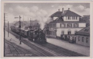 04575 Lobstädt (Neukieritzsch), Bahnhof, ca. 1935