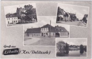 04509 Löbnitz (Kreis Delitzsch), u.a. Post, ca. 1965