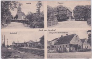 04895 Saxdorf (Uebigau-Wahrenbrück), Bahnhof, ca. 1915