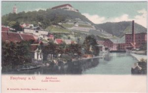 06632 Freyburg an der Unstrut, Fabrikansicht, ca. 1900