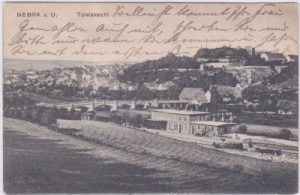06642 Nebra an der Unstrut, Bahnhof, ca. 1910