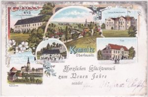 02748 Kemnitz/Oberlausitz (Bernstadt an der Eigen), Litho, ca. 1900