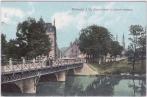 08606 Oelsnitz/Vogtland, Bahnhofstrasse, ca. 1915