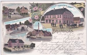 27305 Bruchhausen (Bruchhausen-Vilsen), Farblitho, ca. 1895