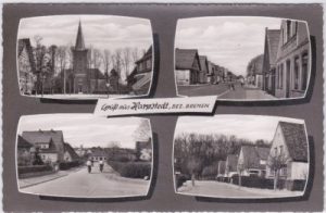 27243 Harpstedt (Bezirk Bremen), Straßen, ca. 1965