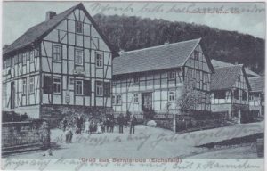 37308 Bernterode (Eichsfeld), Gasthaus Muth, ca. 1910