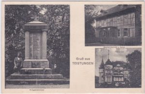37339 Teistungen (Eichsfeld), Gasthaus Koch, ca. 1930