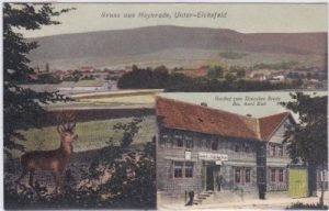 37339 Haynrode (Eichsfeld), Gasthaus, ca. 1905