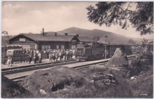 38879 Schierke im Harz (Wernigerode), Bahnhof, ca. 1960