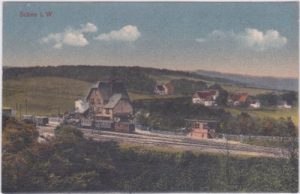 42389 Schee (Wuppertal), Bahnhof, ca. 1920
