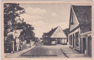 49610 Quakenbrück, Straßenansicht, ca. 1940