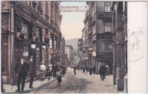 Reichenberg in Böhmen (Liberec), Schücker-Strasse, ca. 1905