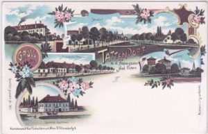 Tattendorf an der Aspangbahn (Niederösterreich), Farblitho, ca. 1900