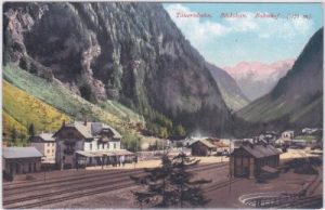 Böckstein (Bad Gastein), Bahnhof, Tauernbahn, ca. 1910