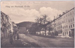 Haag am Hausruck, Straßenansicht, ca. 1925