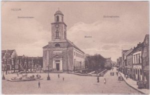 25813 Husum, Süderstraße/Norderstraße, ca. 1915