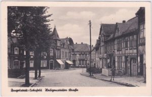 37351 Dingelstädt (Eichsfeld), Heiligenstädter Straße, ca. 1955