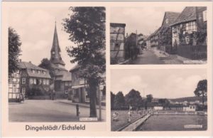 37351 Dingelstädt (Eichsfeld), u.a. Schwimmbad, ca. 1960