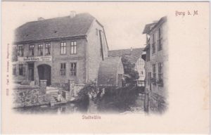 39288 Burg (bei Magdeburg), Stadtmühle, ca. 1905