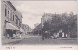 39288 Burg (bei Magdeburg), Schartauerstrasse, ca. 1905