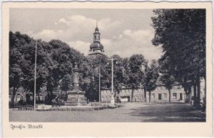 39307 Genthin, Marktplatz, ca. 1935