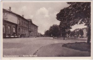 39340 Neuhaldensleben (Haldensleben), Bahnhof, ca. 1935