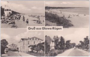 18551 Glowe/Rügen, u.a. Dorfstraße, ca. 1965