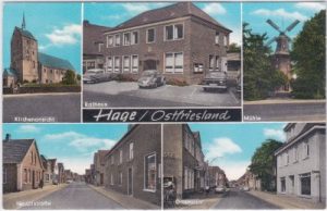 26524 Hage/Ostfriesland, u.a. Hauptstraße, ca. 1965
