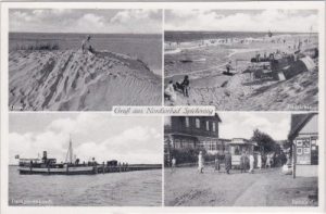 26474 Spiekeroog (Nordsee), u.a. Bahnhof, ca. 1945