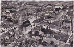 37269 Eschwege an der Werra, Luftaufnahme, ca. 1955