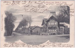 25746 Heide (Holstein), Friedrichstädter Chaussee, ca. 1900
