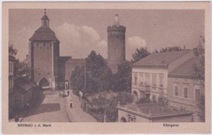 16321 Bernau bei Berlin, Königstor, ca. 1920