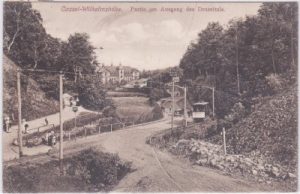34131 Kassel-Bad Wilhelmshöhe, Druseltal, Straßenbahn, ca. 1910