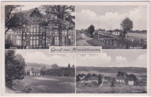 37581 Harriehausen (Bad Gandersheim), Bahnhof, ca. 1960