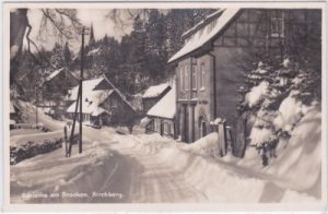 38879 Schierke im Harz (Wernigerode), Kirchberg, ca. 1935