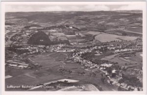 64385 Reichelsheim (Odenwald), Luftaufnahme, ca. 1955