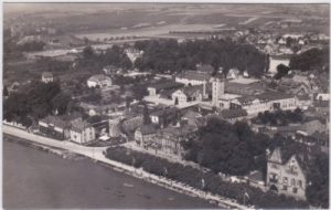 65343 Eltville im Rheingau, Luftaufnahme, ca. 1950