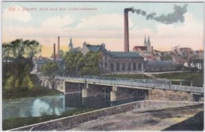 95028 Hof (Saale), Elektrizitätswerk, ca. 1910