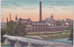 95028 Hof (Saale), Elektrizitätswerk, ca. 1915