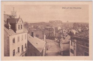 95213 Münchberg in Bayern, Blick auf den Kreuzberg, ca. 1910