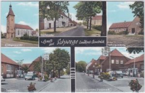 49163 Schwege (Bohmte), u.a. Tankstelle, ca. 1965