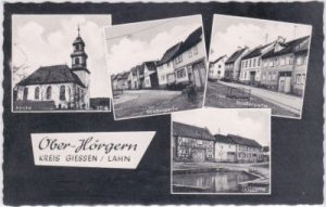 35516 Ober-Hörgern (Münzenberg), Straßenansichten, ca. 1960