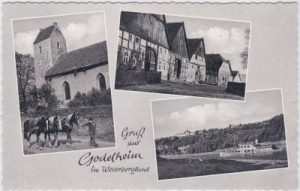 37671 Godelheim im Weserbergland (Höxter), ca. 1960