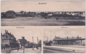 39175 Biederitz, u.a. Bahnhof, ca. 1915