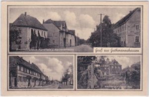 99628 Guthmannshausen, u.a. Rittergut, ca. 1950