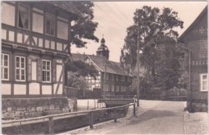 37345 Großbodungen (Kreis Worbis/Eichsfeld), Fleckenstraße, ca. 1955