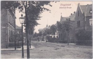 37351 Dingelstädt (Eichsfeld), Bahnhofstraße, ca. 1910