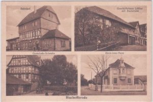 37345 Bischofferode (Eichsfeld), u.a. Bahnhof, ca. 1920