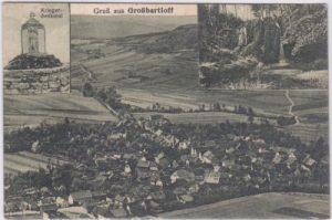 37359 Großbartloff (Eichsfeld), Luftaufnahme, ca. 1925